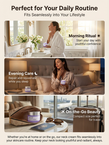 【Erase Neck Wrinkles】Neck Wrinkle Reducing and Firming Neck Cream