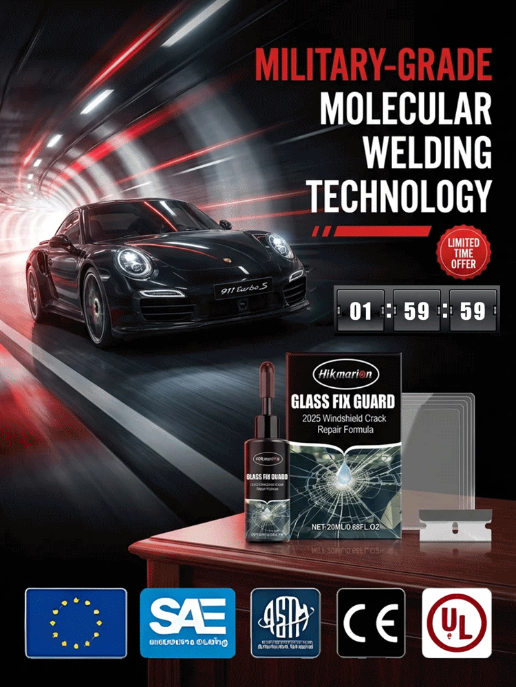 [Military-Grade Glass Repair] Car Window/Windshield Crack Repair Liquid
