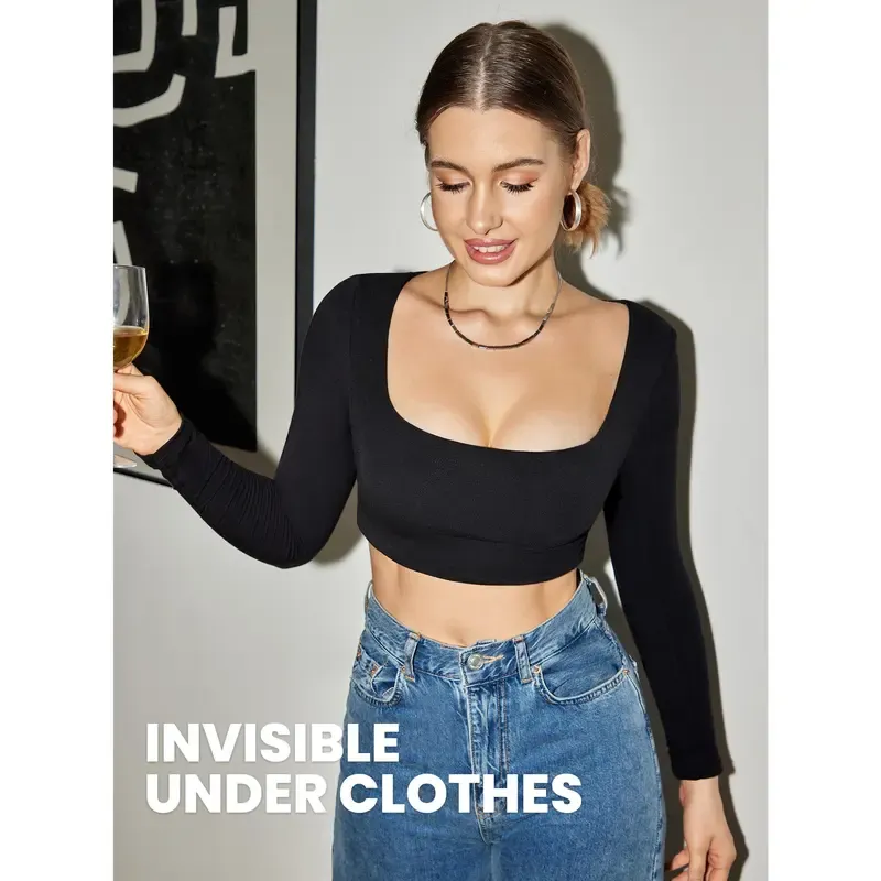  🔥 Women's Unlined Balconette Bra No Padded Underwire Supportive Plus Size Smooth Scoop Neck 