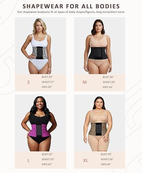 FeelinGirl Belt Waist Cincher Ab Belt Tummy Control Body Shaper with Triple Wrap WomenB Comfortable Fabrics Nylon Adjustable Multicolor Lady Festival Womenswear Lady  Comfort Fabrics Womenswear