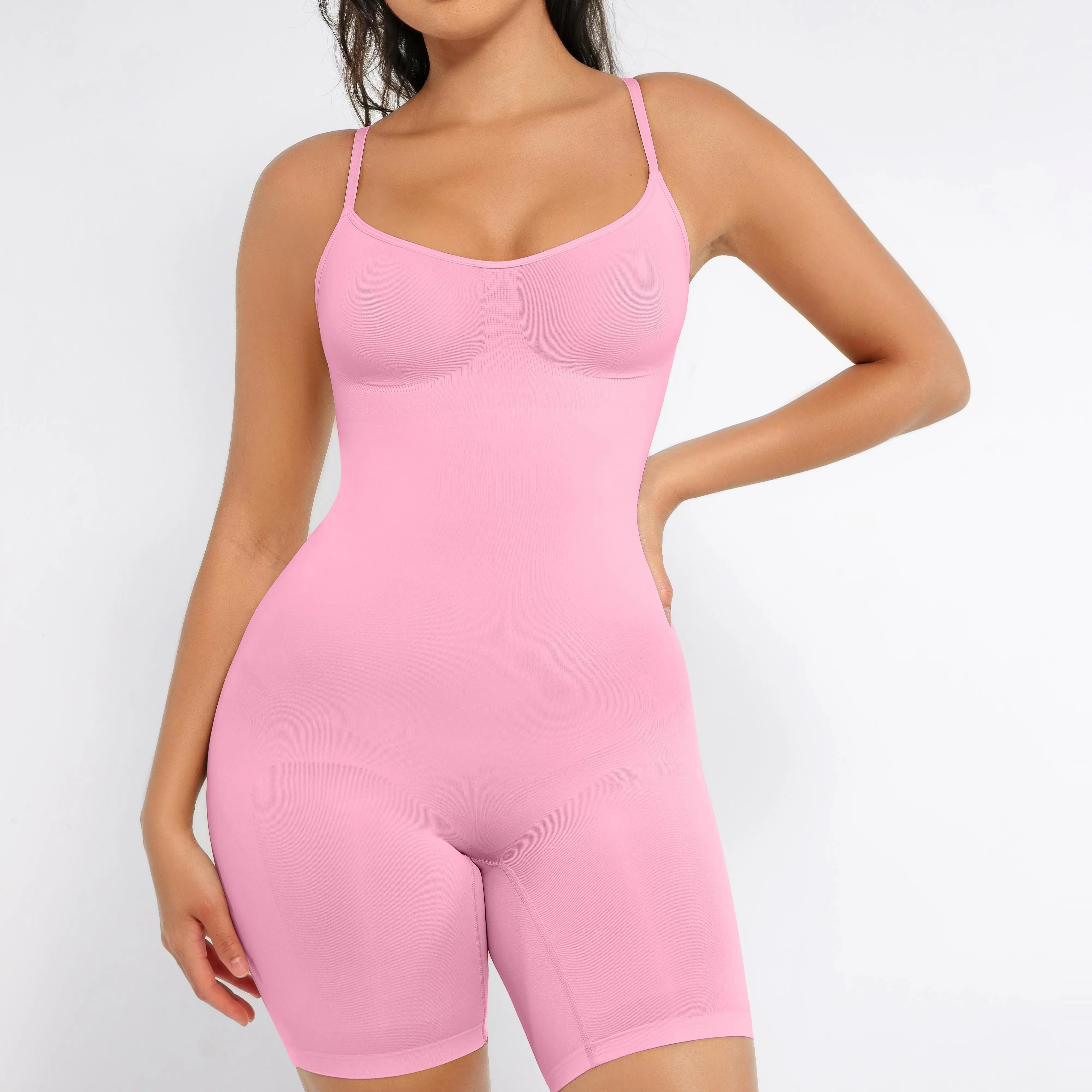 Shapewear for Women Butt Lifter Bodysuit Tummy Control Shapewear Seamless Womenswear Comfort Spaghetti Strap Hip Underwear Basic Minimalist Super Brand Day #Summervibes