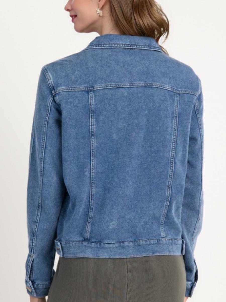 Soft Stretch Denim Jacket