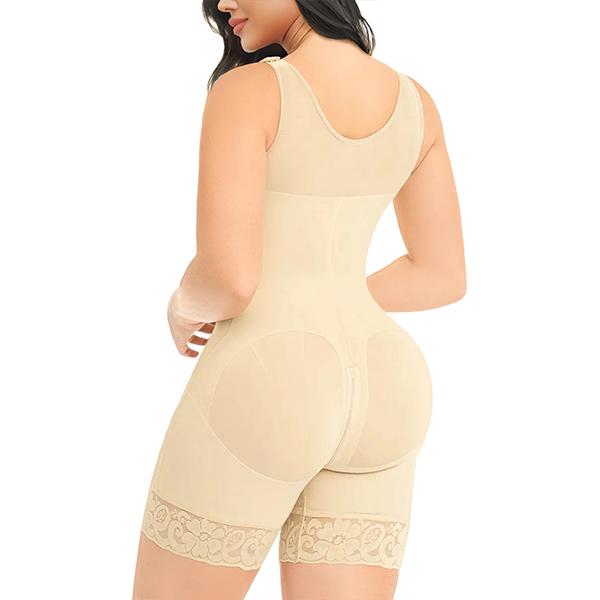 WEAROVA Fajas Colombianas Shapewear for Women Tummy Control Full Shapewear Butt Lifter with Zipper Crotch