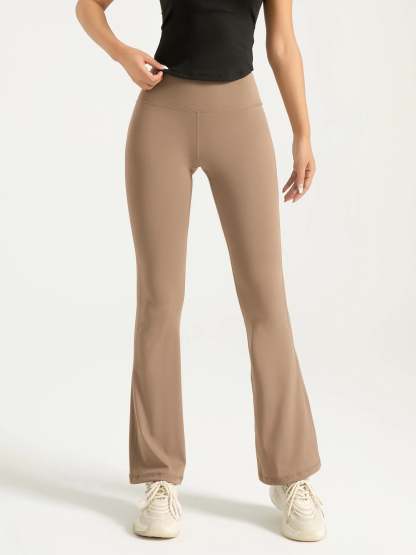 High-Waisted Flare Leggings - Perfect for casual and sporty wear!