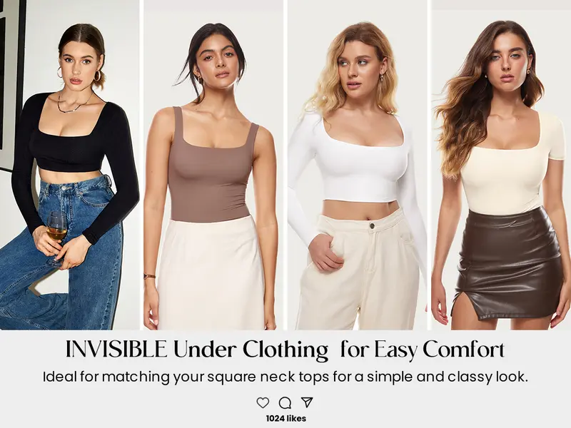 Product Introduction of DOBREVA Women's Unlined Balconette Bra No Padded Underwire Supportive Plus Size Smooth Scoop Neck SpringStatements 25