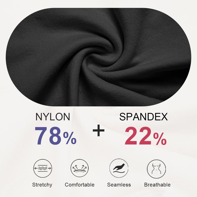 Full Body Shapewear Tummy Control High Waisted Seamless Leggings Stretchy Bodysuit Black Sculpting