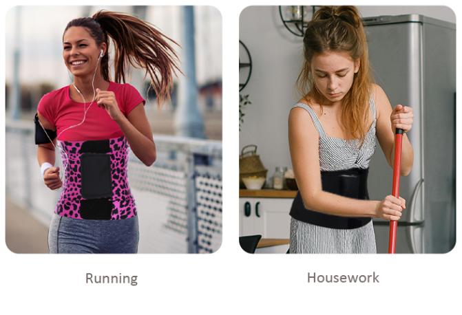 FeelinGirl Belt Waist Cincher Ab Belt Tummy Control Body Shaper with Triple Wrap WomenB Comfortable Fabrics Nylon Adjustable Multicolor Lady Festival Womenswear Lady  Comfort Fabrics Womenswear