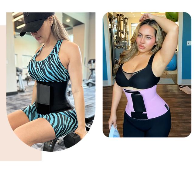 FeelinGirl Belt Waist Cincher Ab Belt Tummy Control Body Shaper with Triple Wrap WomenB Comfortable Fabrics Nylon Adjustable Multicolor Lady Festival Womenswear Lady  Comfort Fabrics Womenswear