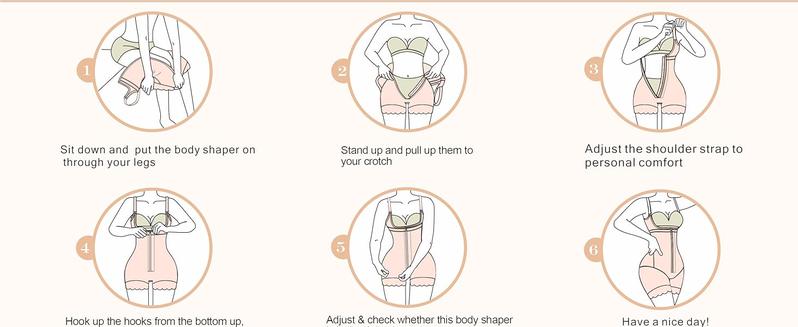 YIANNA Fajas Colombianas Shapewear for Women Tummy Control Shapewear Butt Lifter Bodysuit YIANNA Fajas Colombianas Shapewear for Women Tummy Control Shapewear Butt Lifter Bodysuit