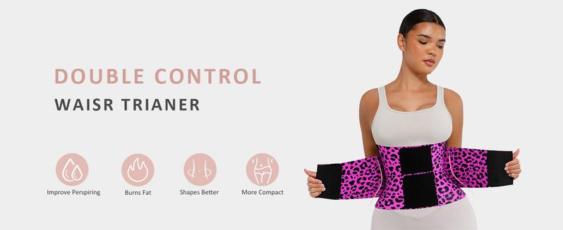 FeelinGirl Belt Waist Cincher Ab Belt Tummy Control Body Shaper with Triple Wrap WomenB Comfortable Fabrics Nylon Adjustable Multicolor Lady Festival Womenswear Lady  Comfort Fabrics Womenswear