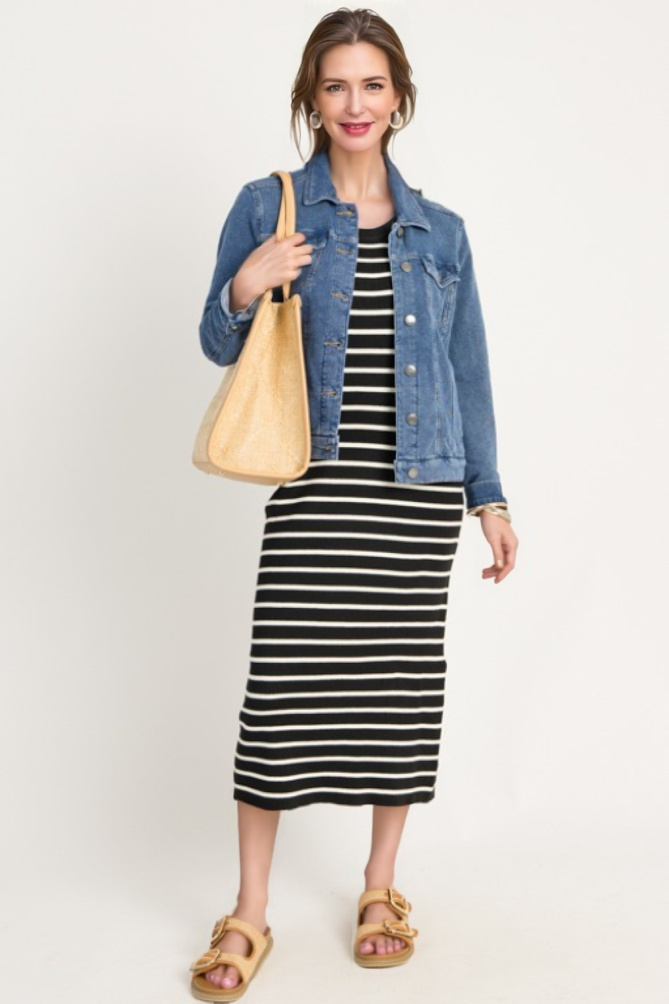 Soft Stretch Denim Jacket