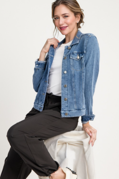 Soft Stretch Denim Jacket
