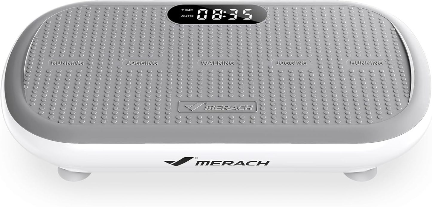 MERACH Vibration Plate Exercise Machine Grey