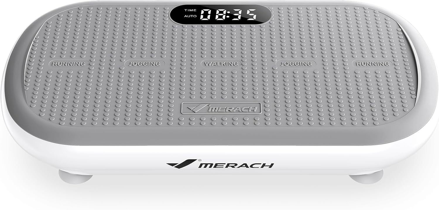 MERACH Vibration Plate Exercise Machine Grey