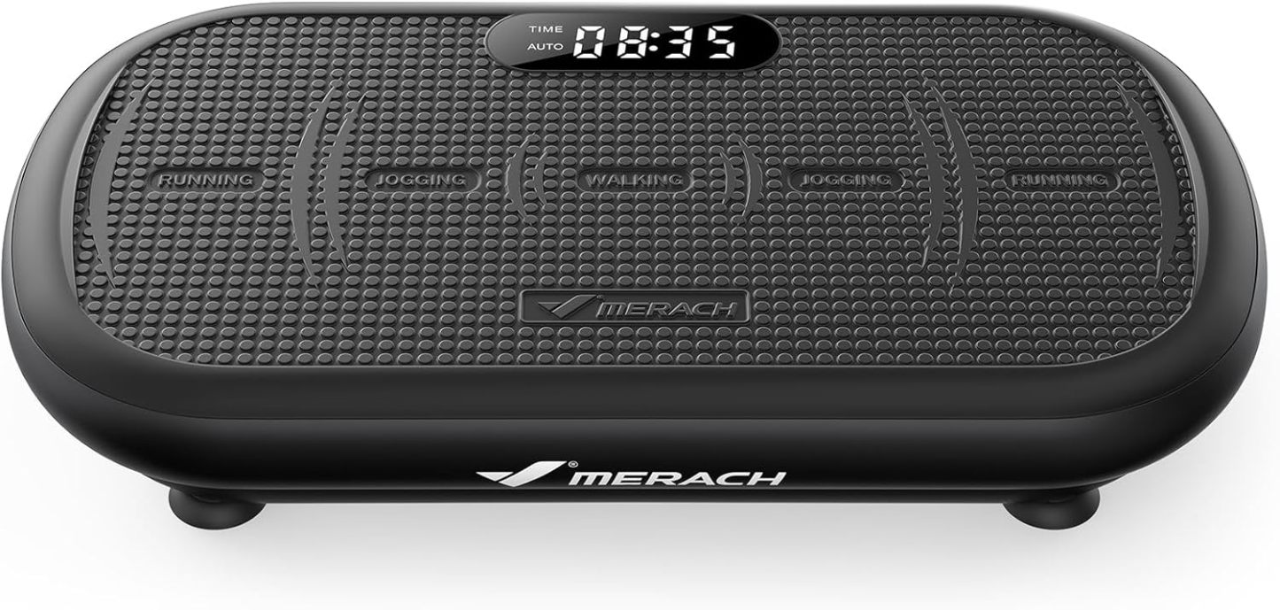 MERACH Vibration Plate Exercise Machine Black