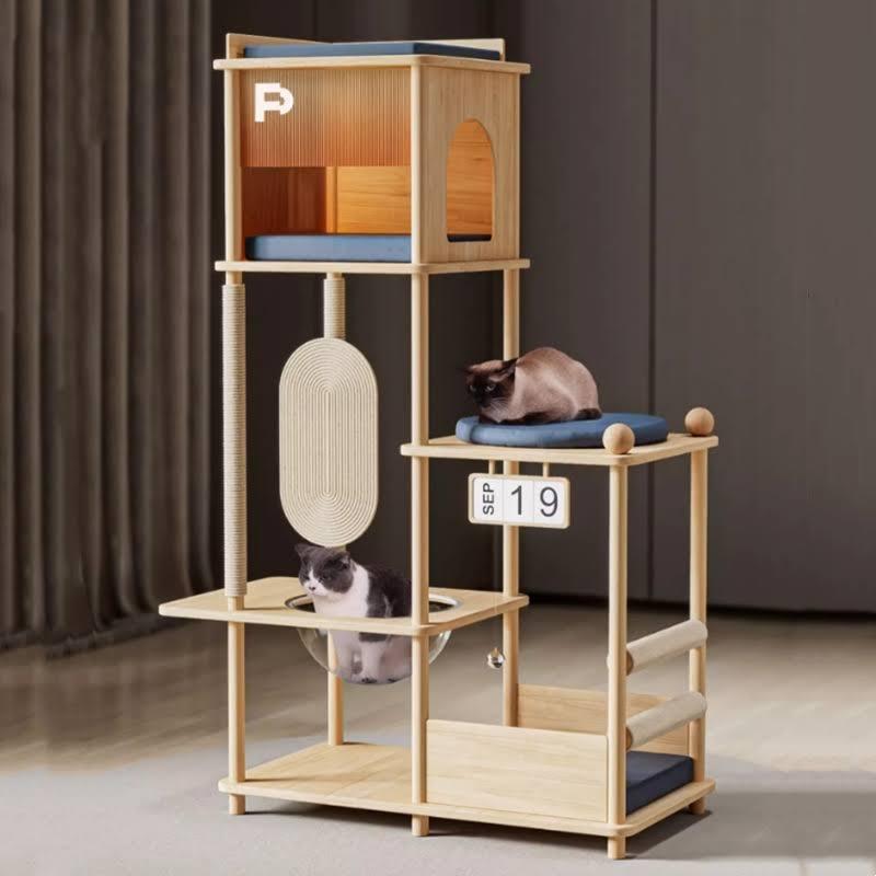 Translucent Acrylic Cat House Five-Layer Cat Climbing Frame