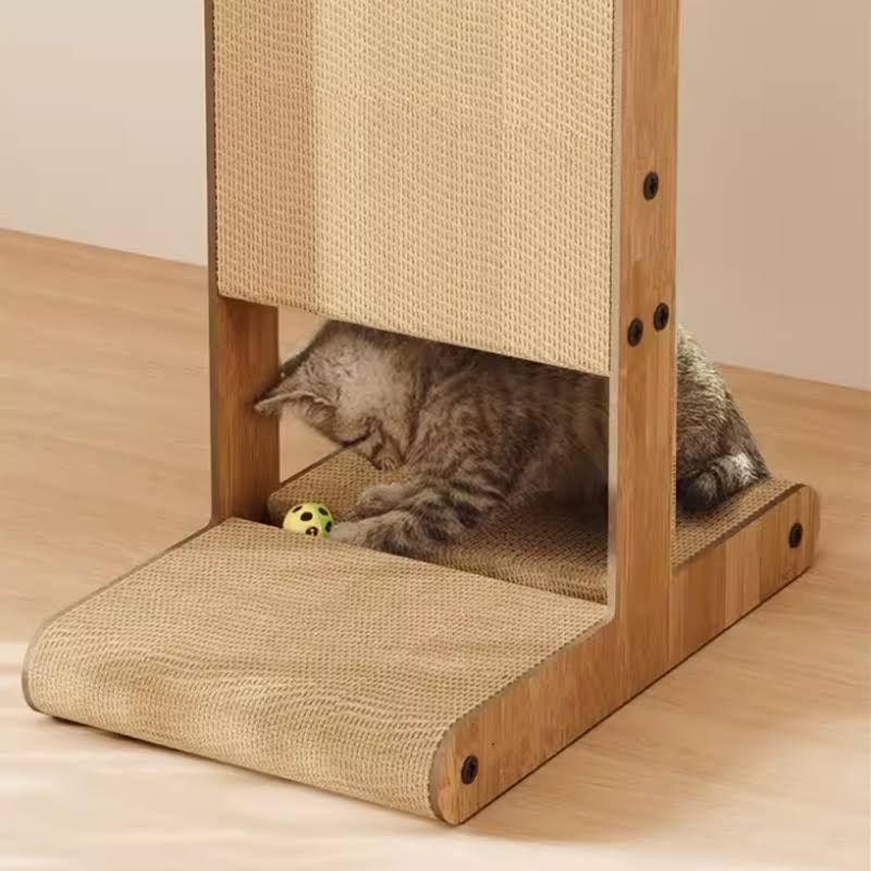Vertical T-shaped Cat Scratching Board