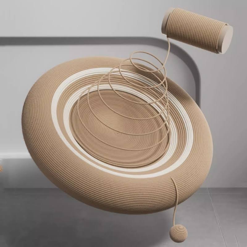 Round Sisal Cat Scratching Board