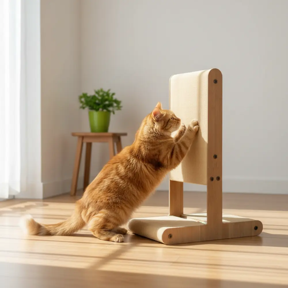 Vertical T-shaped Cat Scratching Board
