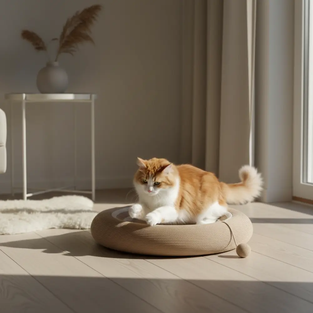 Round Sisal Cat Scratching Board