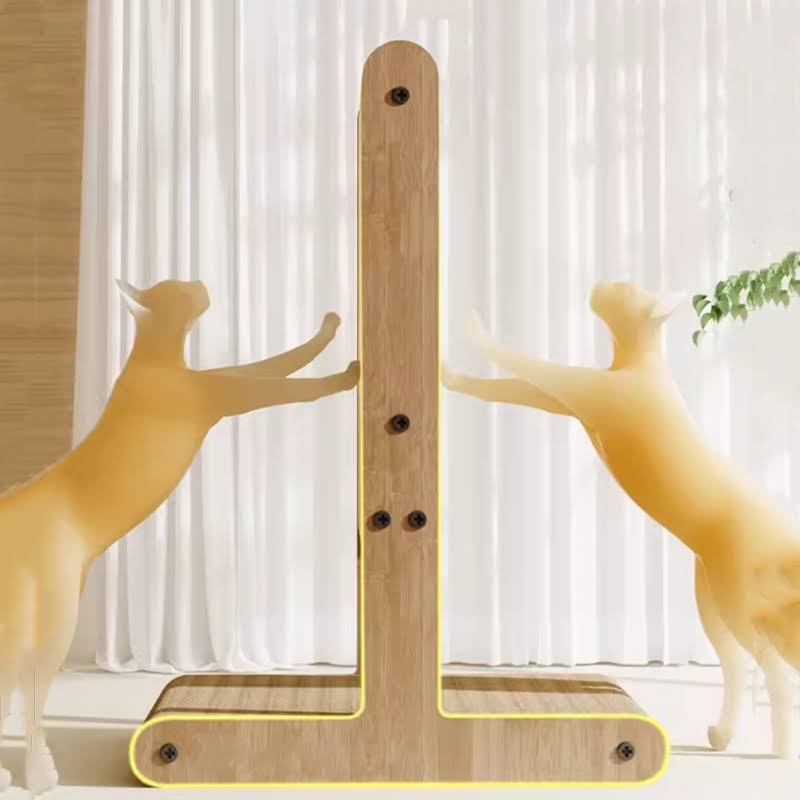 Vertical T-shaped Cat Scratching Board