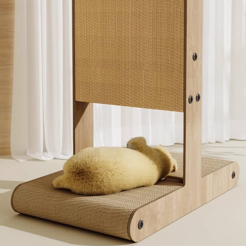 Vertical T-shaped Cat Scratching Board