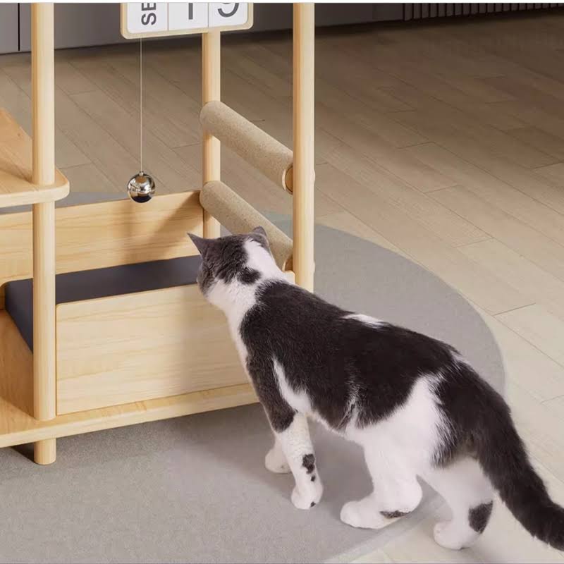 Translucent Acrylic Cat House Five-Layer Cat Climbing Frame
