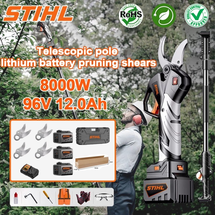 Bezszczotkowa sekator teleskopowy STIHL 8000 W z akumulatorem litowym