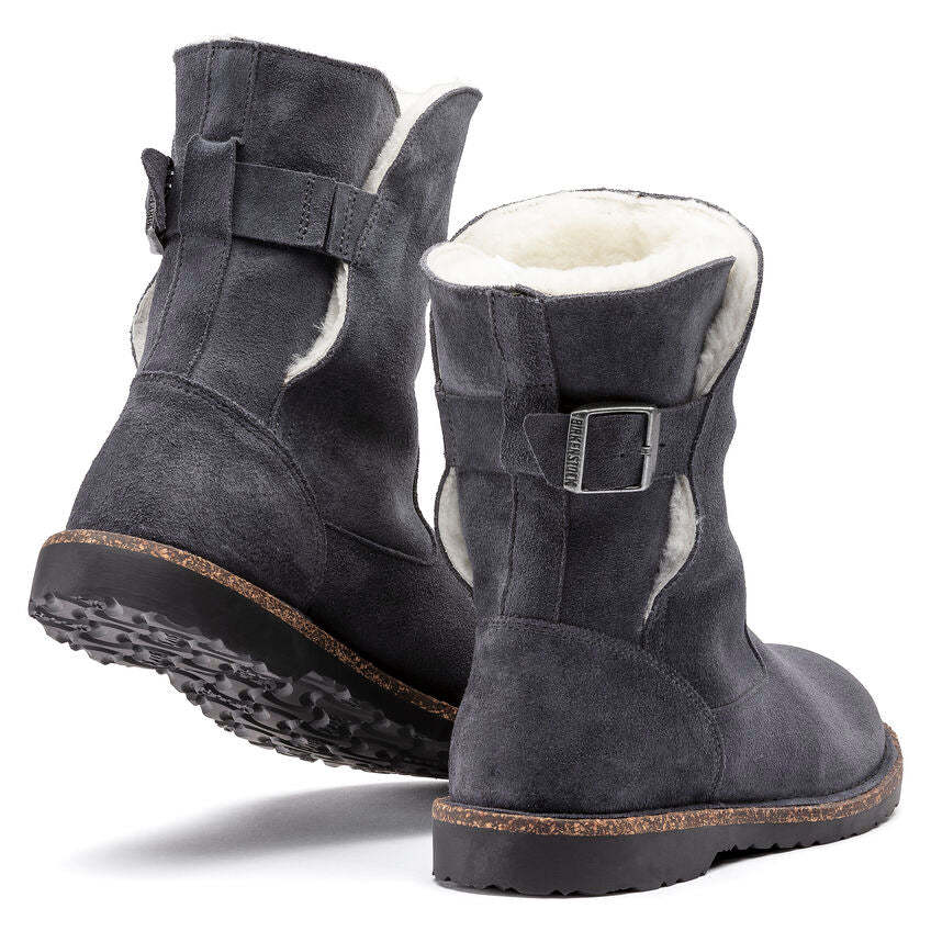 Birkenstock damskie buty Uppsala Shearling - grafitowe