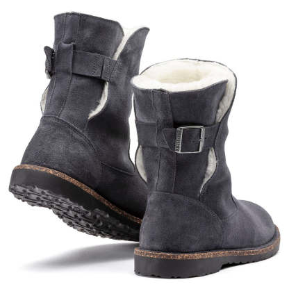 Birkenstock damskie buty Uppsala Shearling - grafitowe