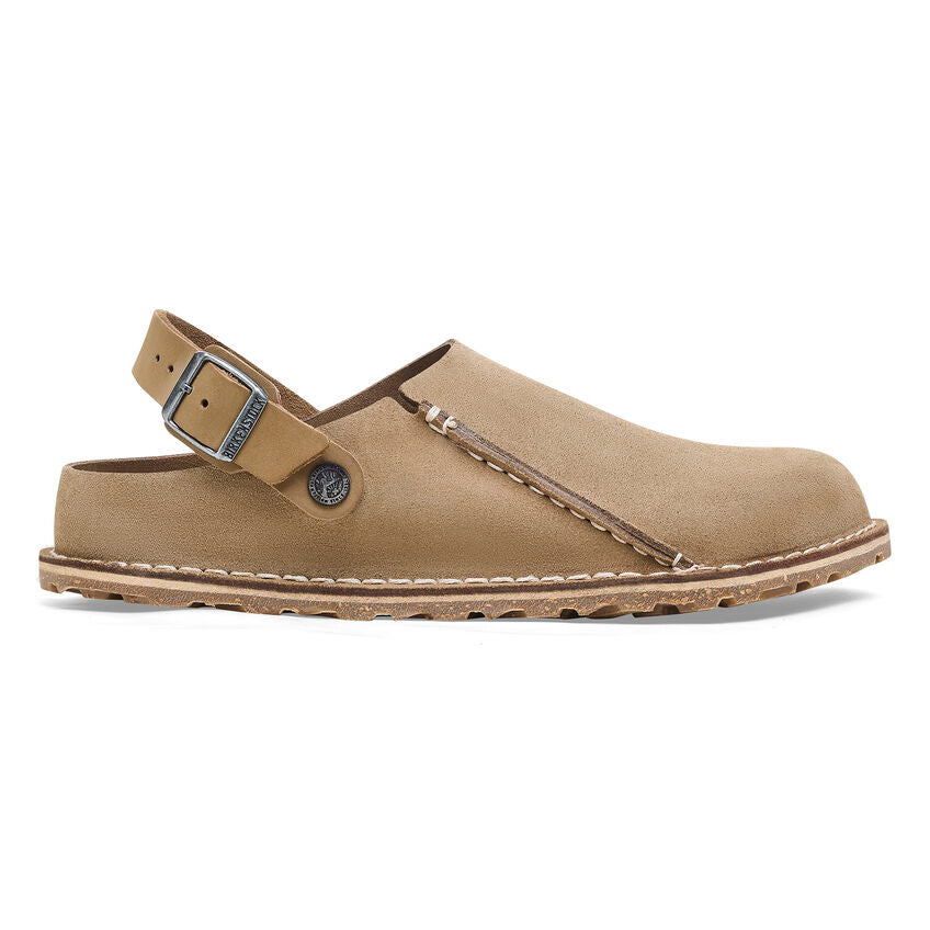 Birkenstock Lutry Premium Suede męskie - Szary Taupe