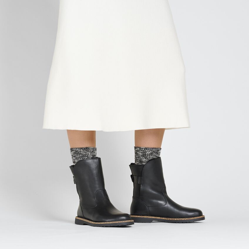 Birkenstock damskie buty Uppsala Shearling - czarne