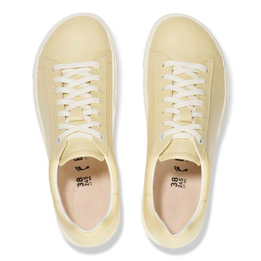 Birkenstock damskie skórzane trampki Bend - masło