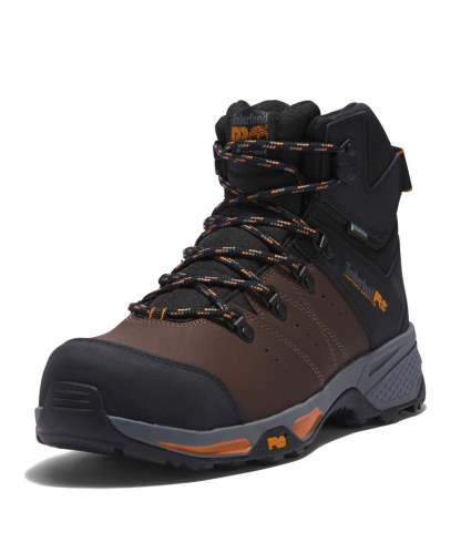 Timberland PRO Men's Switchback Composite Toe Work Boots - Brown