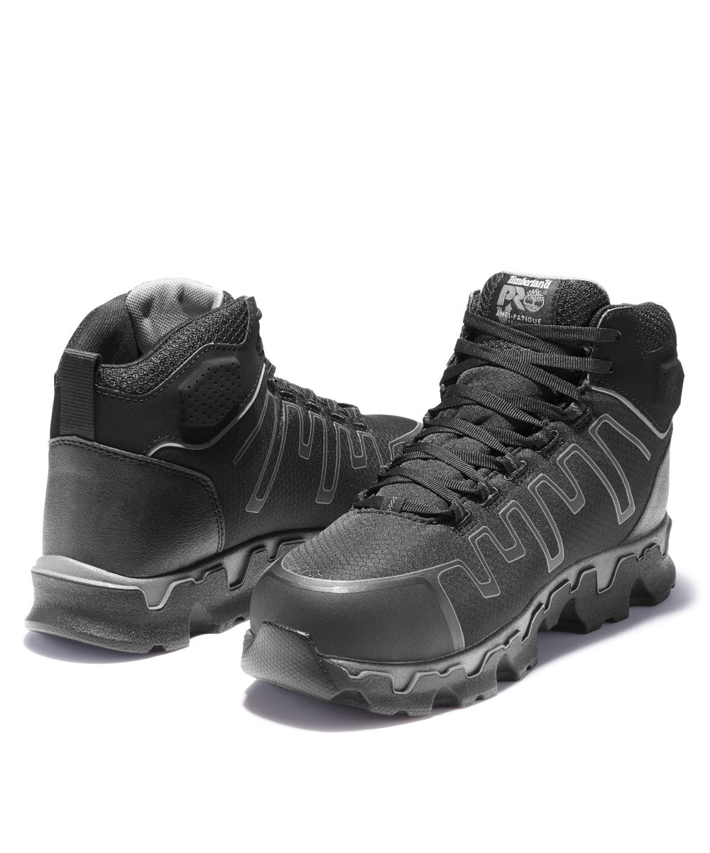 Timberland PRO Powertrain Sport Alloy Safety Toe Mid dla mężczyzn - czarny
