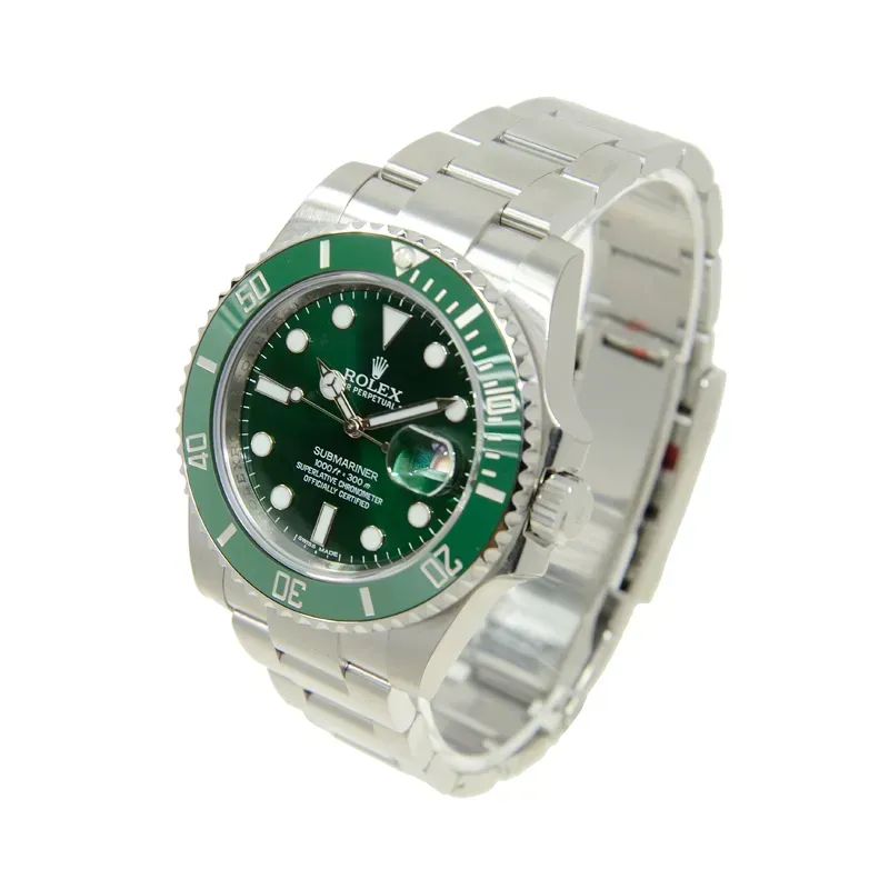 [Pozostało tylko 50] Wydarzenie ograniczone czasowo, tylko 435 zł，Rolex Submariner 116610lv 40 mm stalowy automatyczny z zieloną tarczą