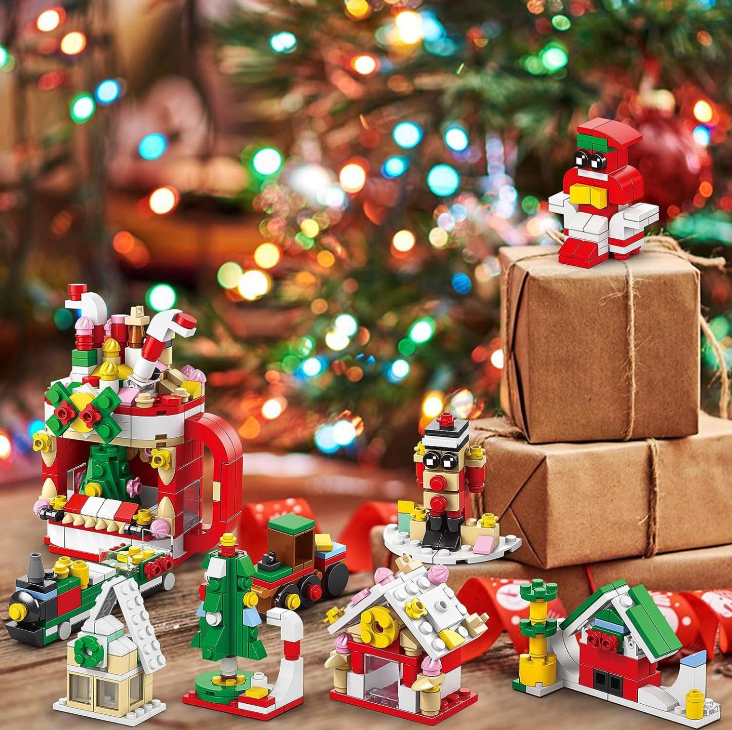 Christmas 24-day Countdown Blind Box Building Blocks | 1099Pcs