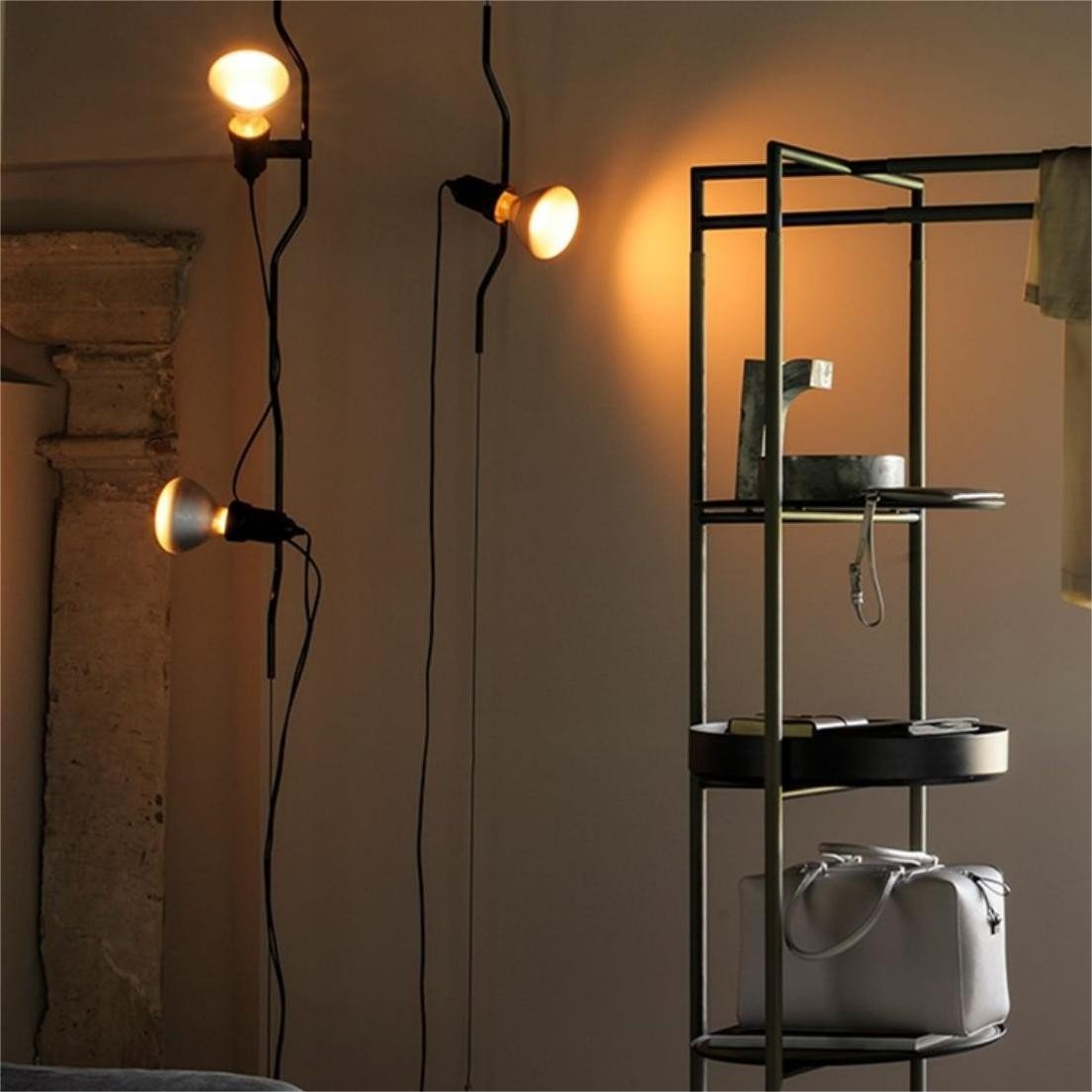 Parentesi Multicolored Floor Lamp With Line G56