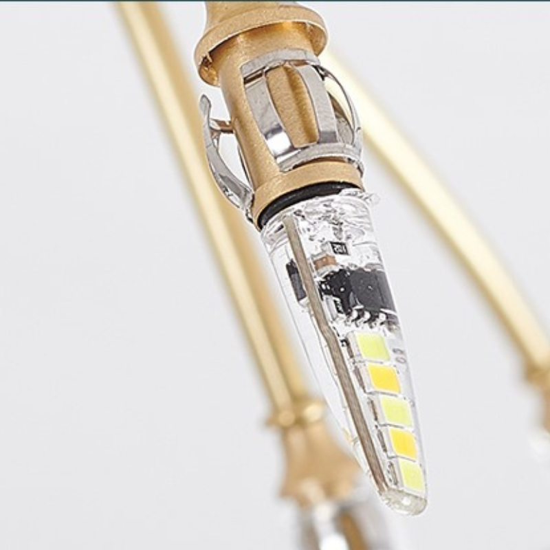 Madina Art Deco Starry Metal Glass Flush Mount Ceiling Light