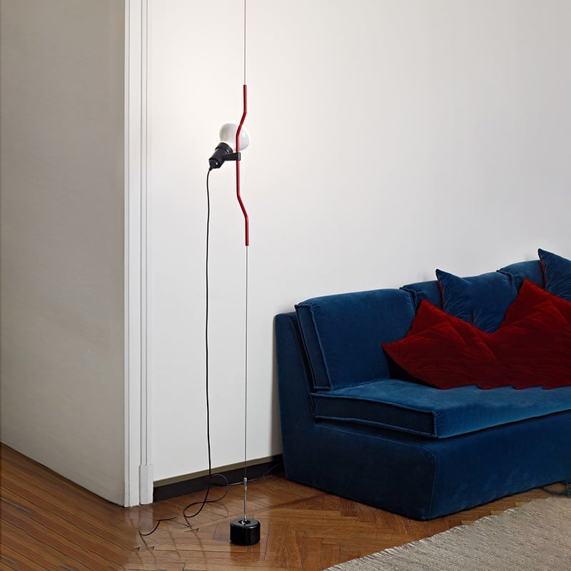 Parentesi Multicolored Floor Lamp With Line G56