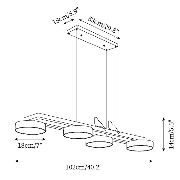 Nordic Wood Style Macaron LED Pendant Lamp G79