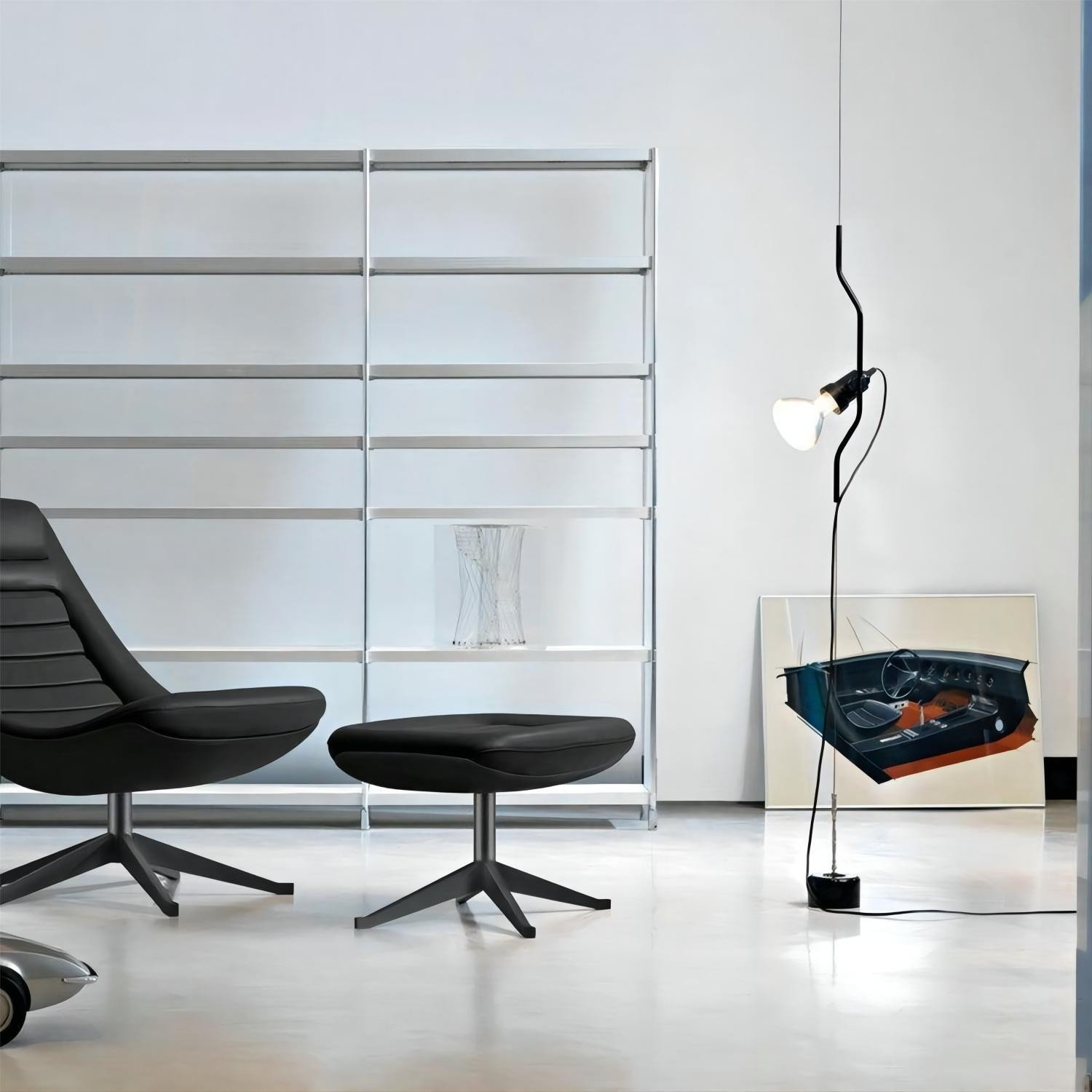 Parentesi Multicolored Floor Lamp With Line G56