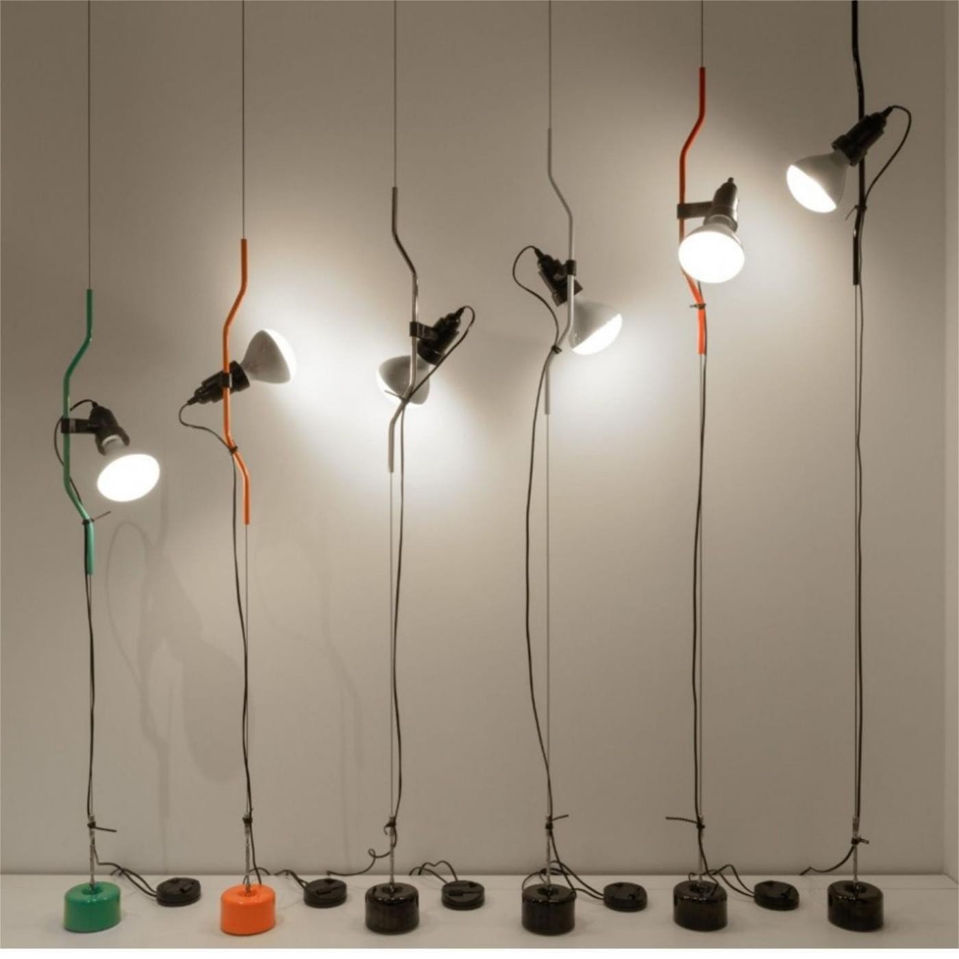 Parentesi Multicolored Floor Lamp With Line G56
