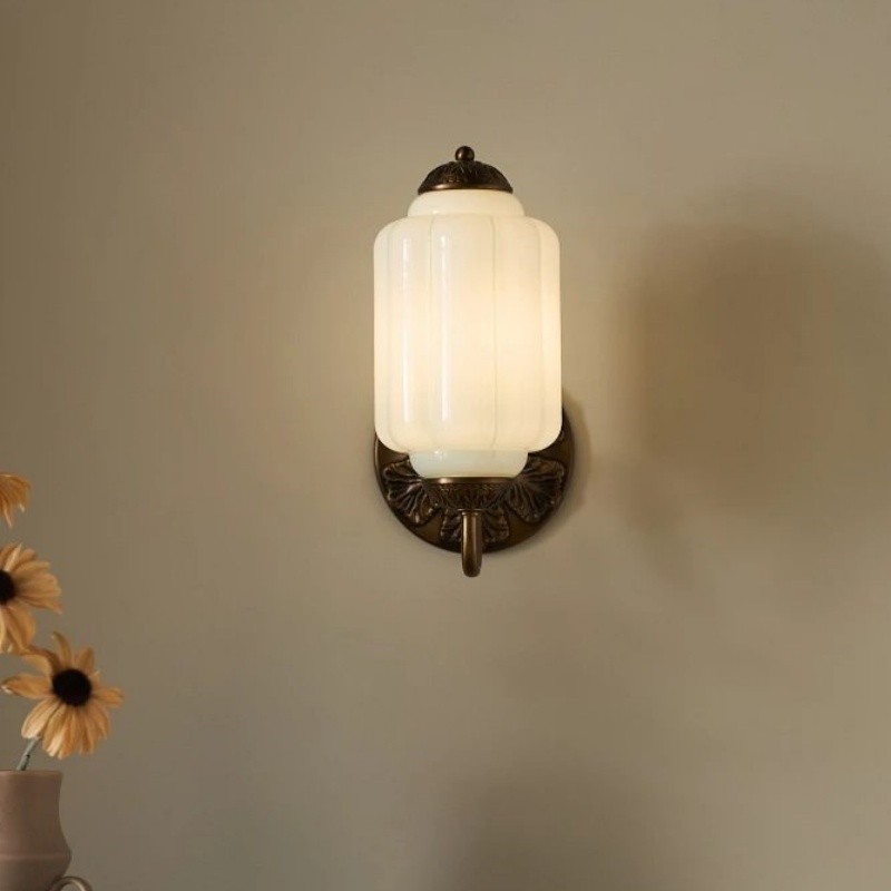 Eloise Glass Sconce Vintage Wall Lamp G68