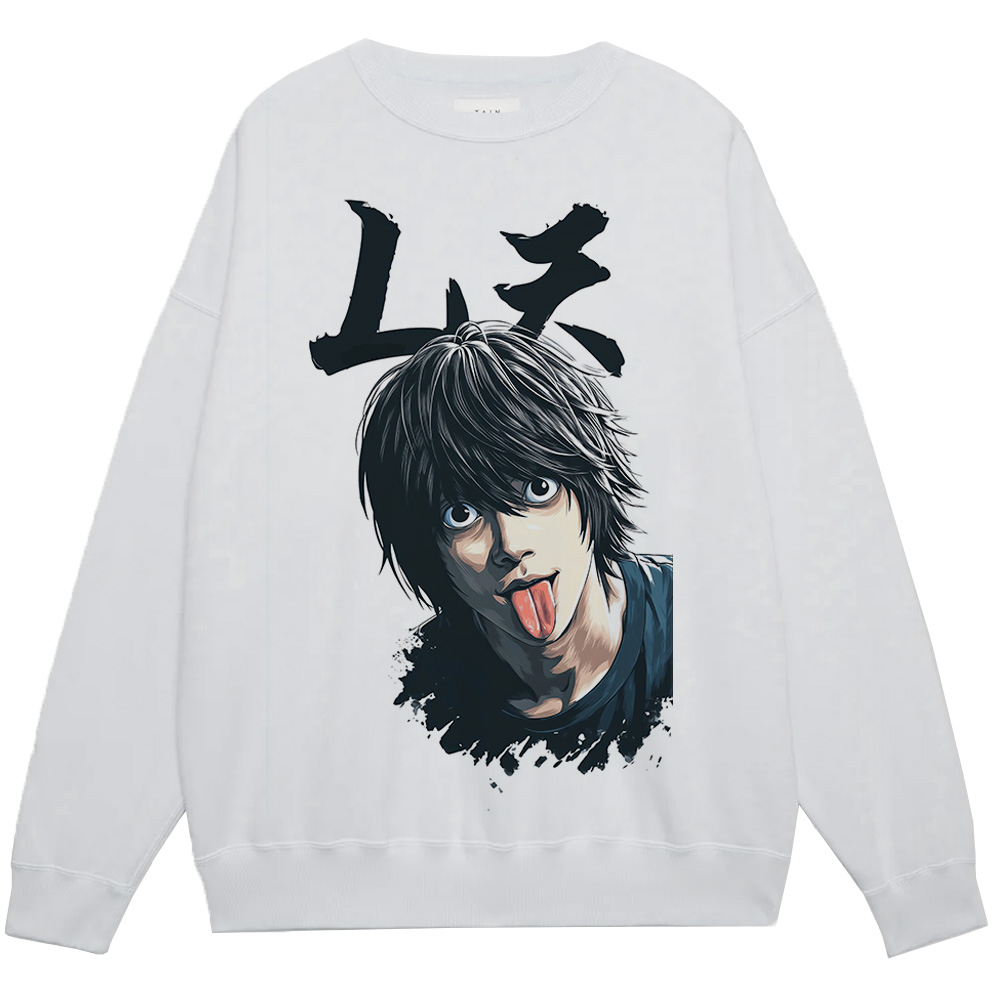 Death Note Light Yagami Ink Brush Stroke Trendy Print
