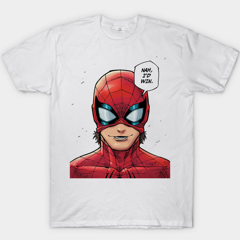 Marvel Spider-Man "Nah, I'd Win" Meme Print