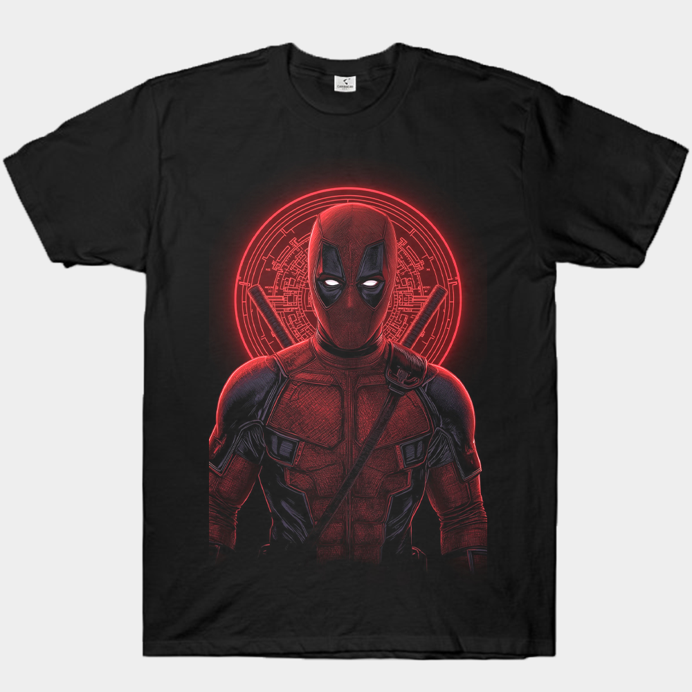 Marvel Deadpool Cyber Halo Print