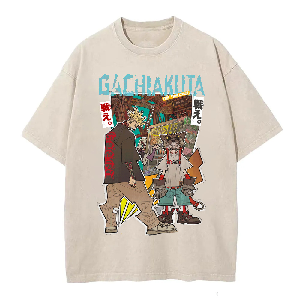[Copy][Copy]Gachiakuta Cartoon Washed T-Shirts