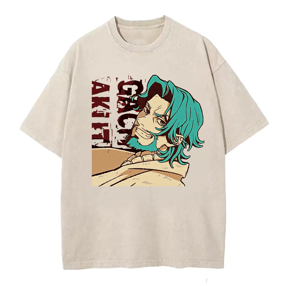 Gachiakuta Cartoon Washed T-Shirts