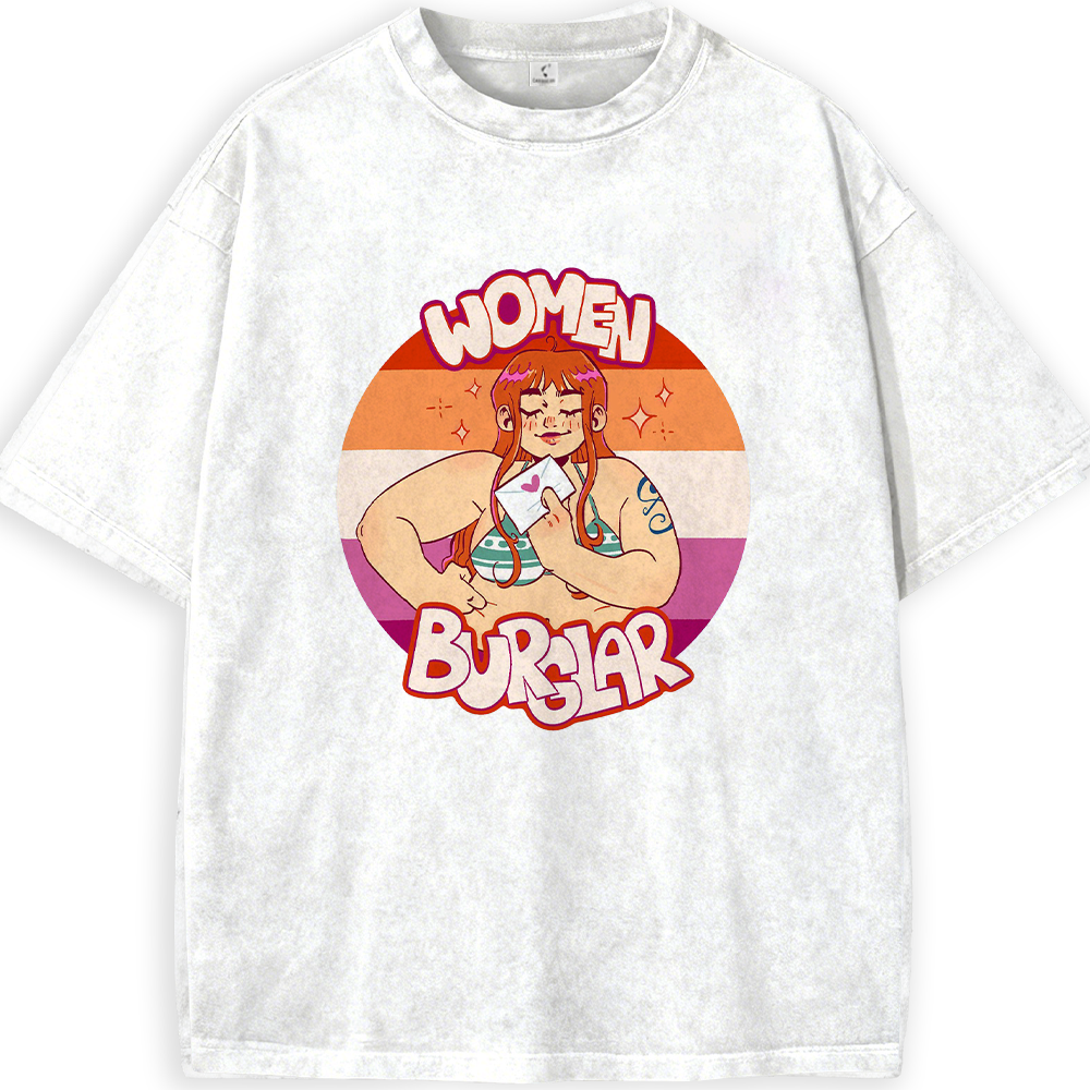 One Piece Nami Women Burglar Cartoon Graffiti Print